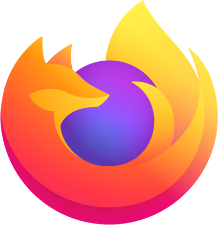 An abstract flaming fox wrapping around a blue sphere